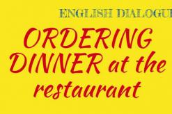 Emne på engelsk “In a restaurant” Interessant artikel om restauranter på engelsk